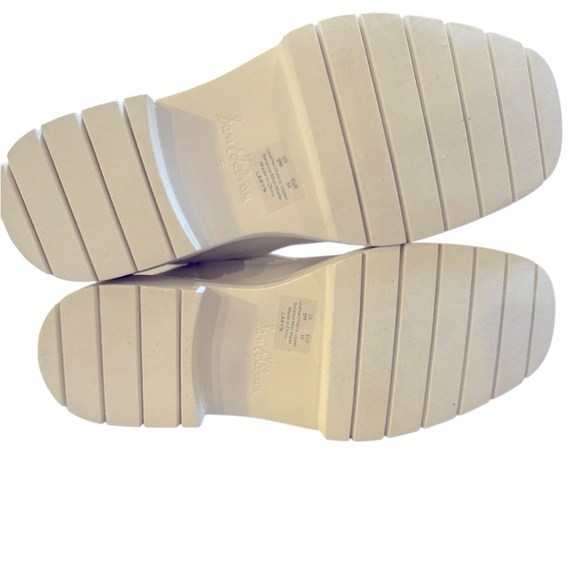 Sam Edelman Boots Lakyn White Quilted Ankle Booties Size 9 - Picture 8 of 8